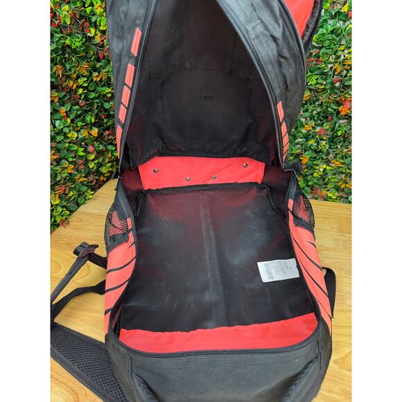 Nike Luggage Convertible Rolling Bag to Backpack Black Coral Carry On Travel GUC - Picture 11 of 12